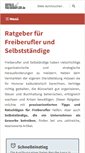Mobile Screenshot of erfolg-als-freiberufler.de